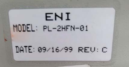 ENI Plasmaloc 2 HF Low Frequency Generator