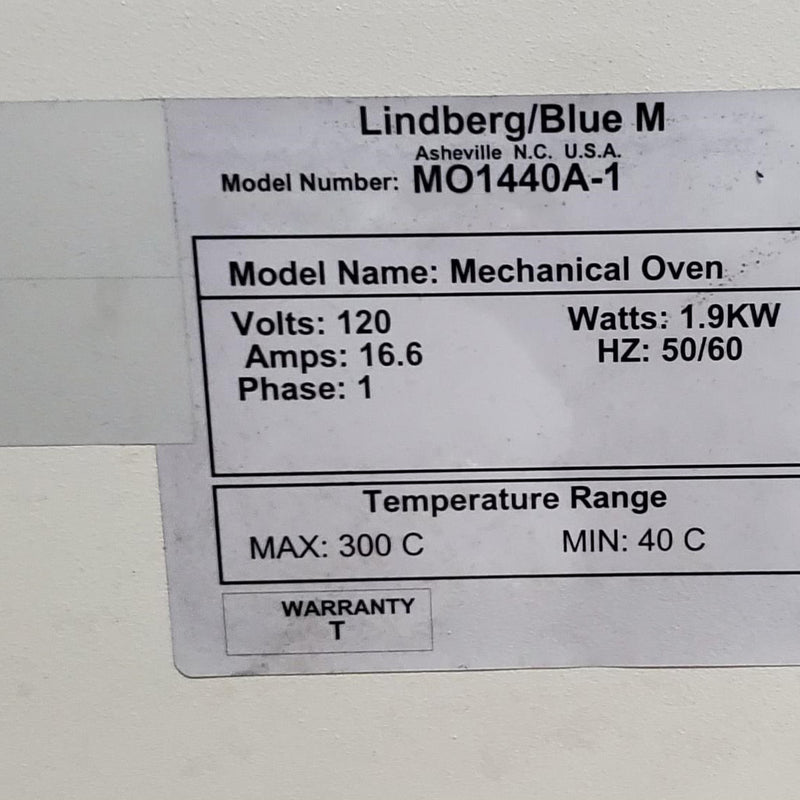 Lindberg / Blue M MO 1440 A 1 Oven
