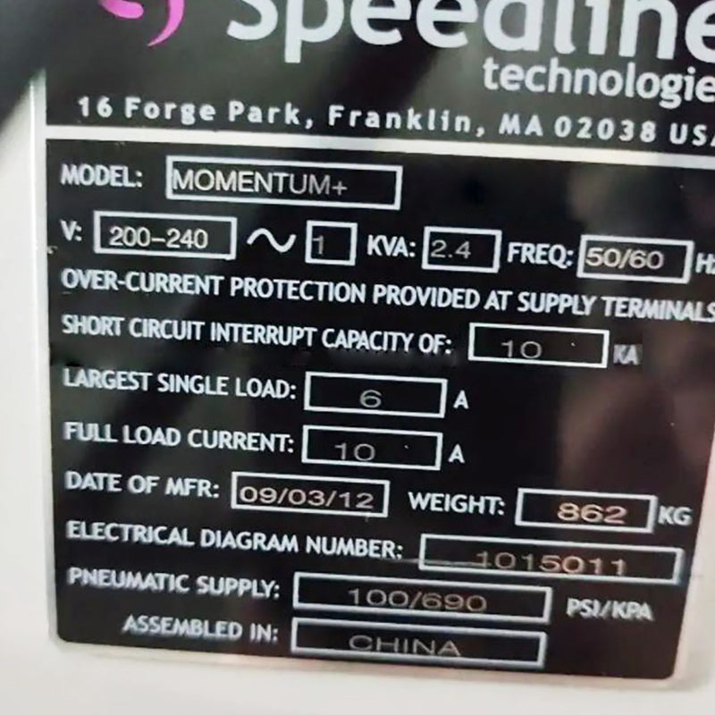 Speedline Momentum Printer