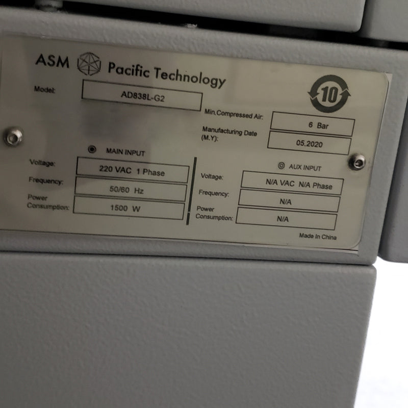 ASM ADL 838 LG 2 Die Bonder