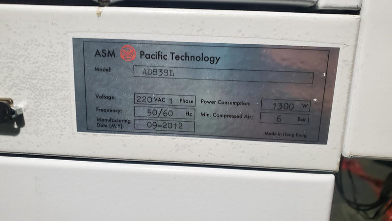 ASM AD 838 L Epoxy Die Bonder