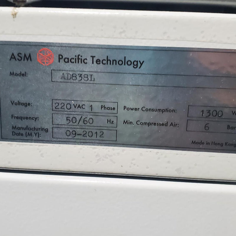 ASM AD 838 L Epoxy Die Bonder