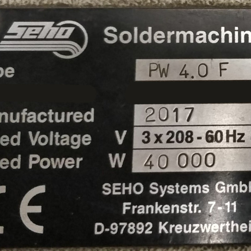 Seho Power Wave 4.0 F Soldering Machine