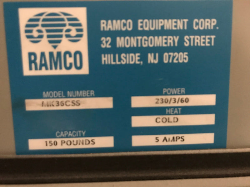 Ramco MK 36 CSS Parts Washer
