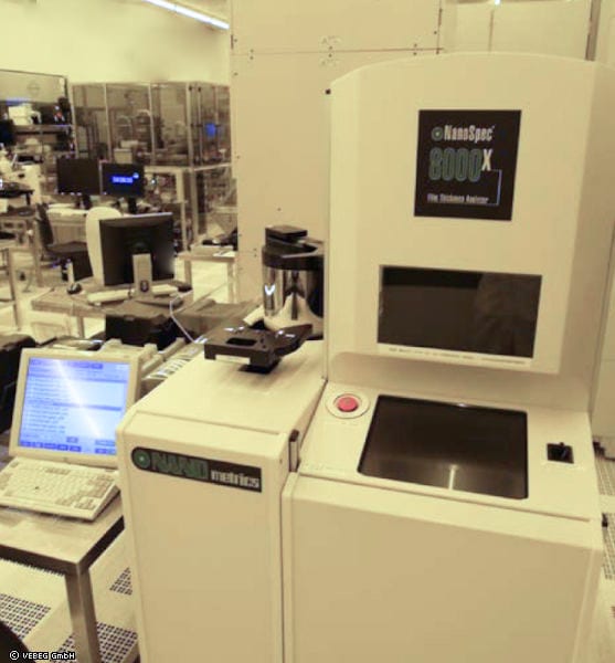 ONTO / Nanometrics 8000 X FTI Film Thickness Measurement