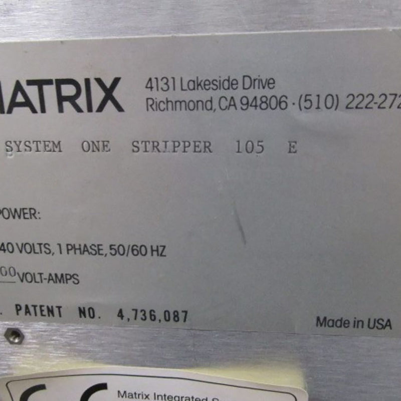 Matrix System One 105 E Stripper