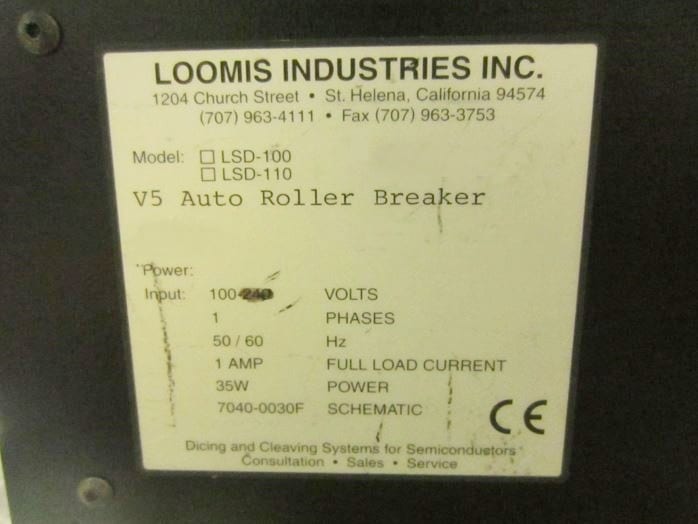 Loomis V 5 Automatic Roller Breaker