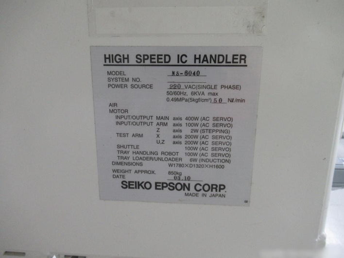 Seiko / Epson NS 6040 Handler