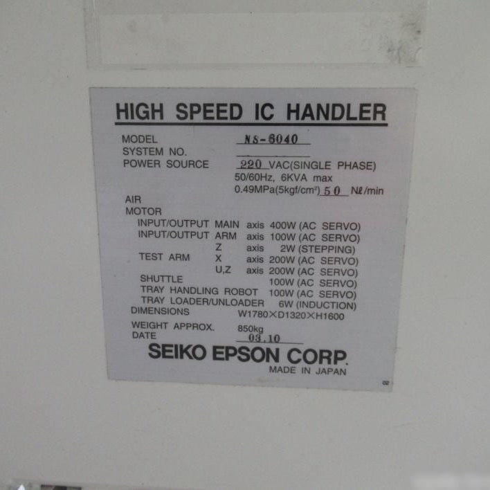 Seiko / Epson NS 6040 Handler