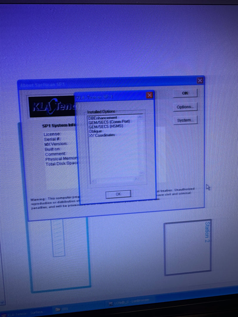 KLA Surfscan SP 1 DLS Particle Defect System