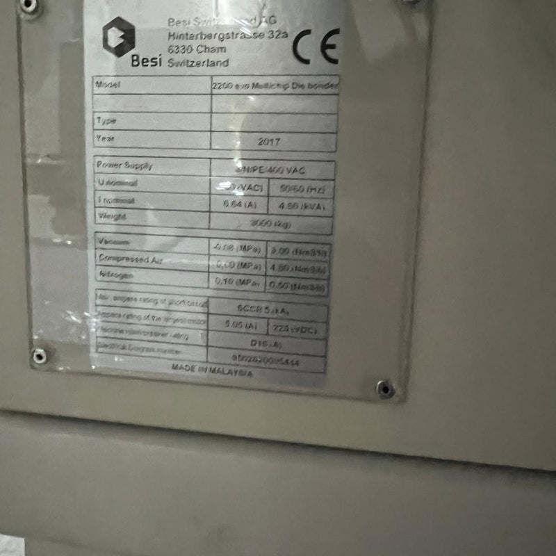 Besi / Datacon 2200 EVO Die Bonder