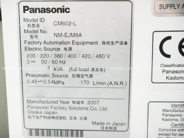 Panasonic CM 602 Pick and Place