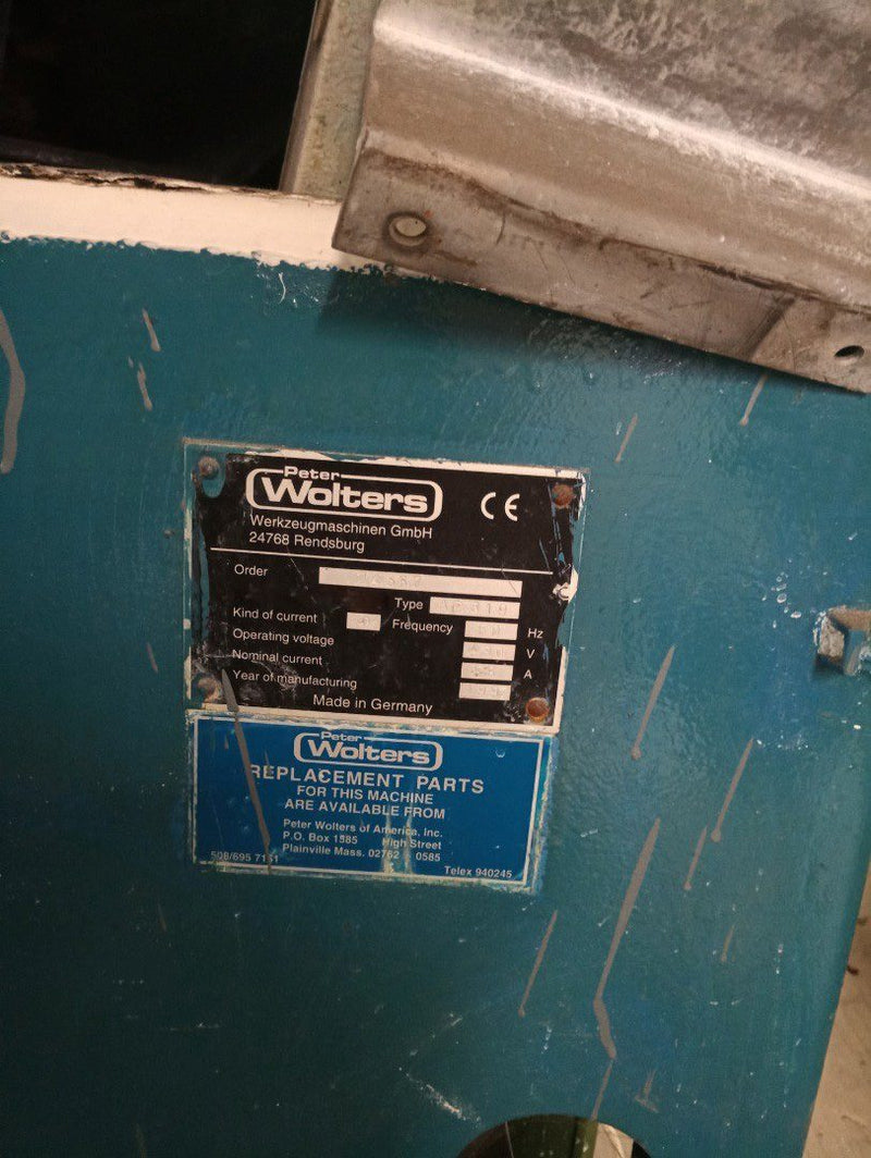 Peter Wolters AC 319 Double Sided Lapper / Polisher