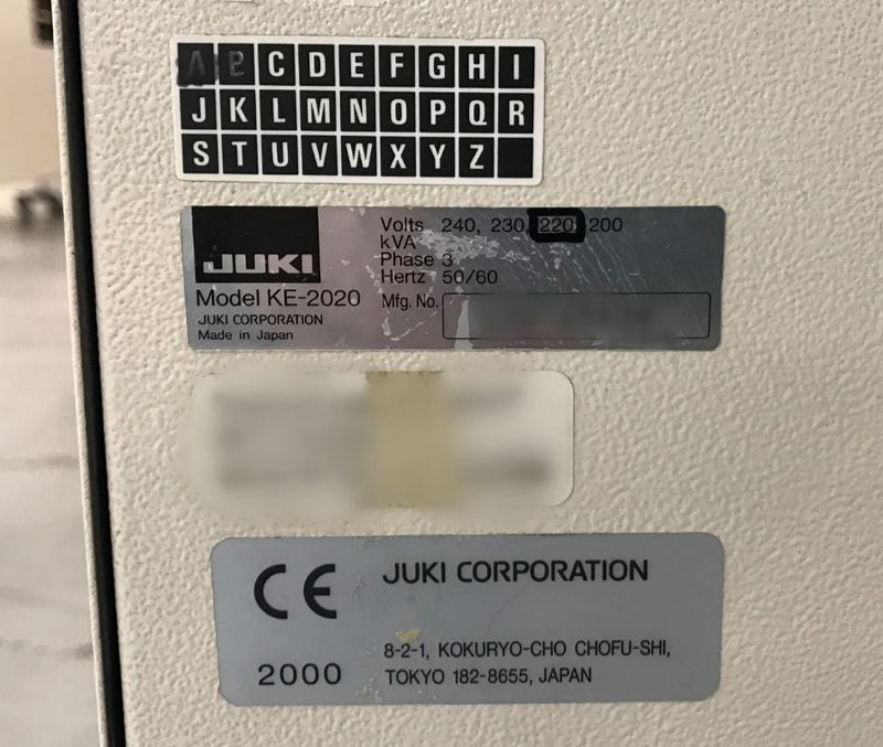 Juki KE 2020 Chip Placer