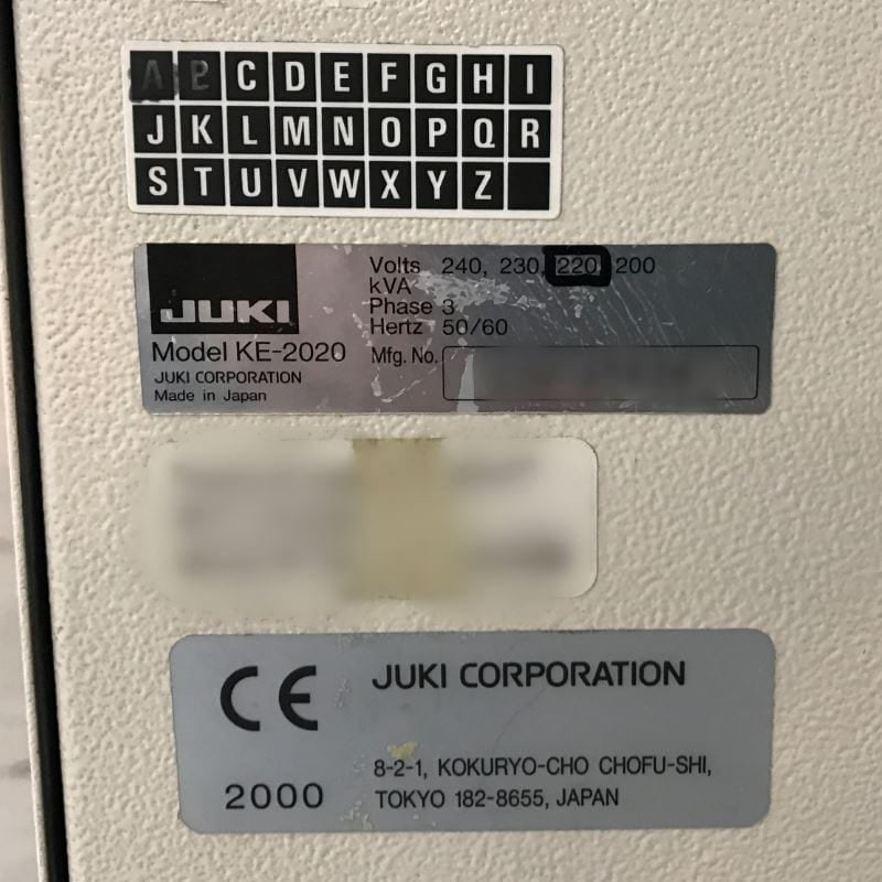 Juki KE 2020 Chip Placer