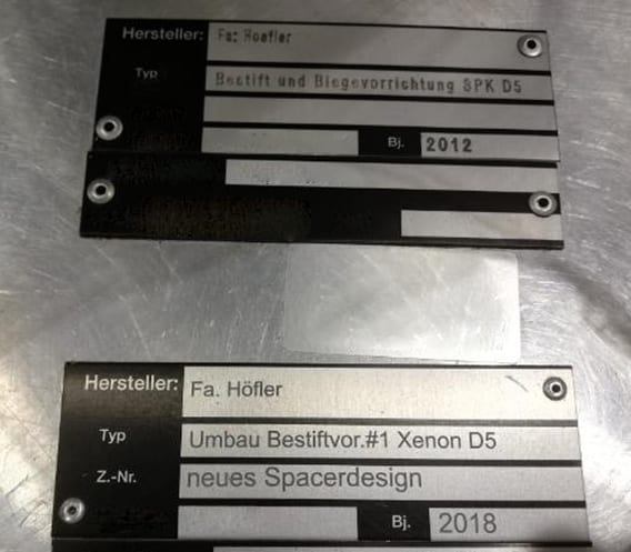 Hofler Xenon D 5 Trafo Pinning