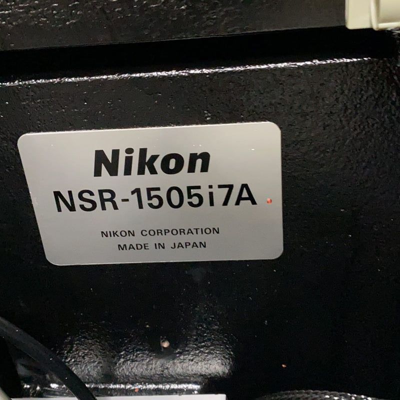 Nikon NSR 1505 i 7 A i-Line Stepper