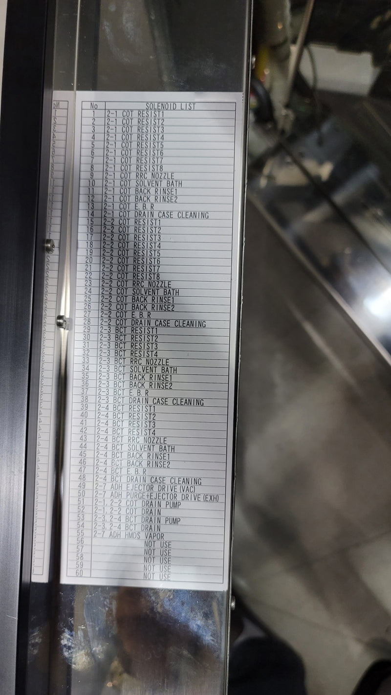 Tel Clean Track Act 8 Coater / Developer