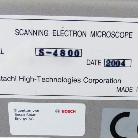 Hitachi S 4800 I SEM (Scanning Electron Microscope)