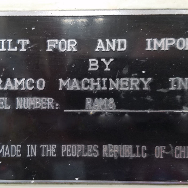Ramco Ram 8 Milling Machine