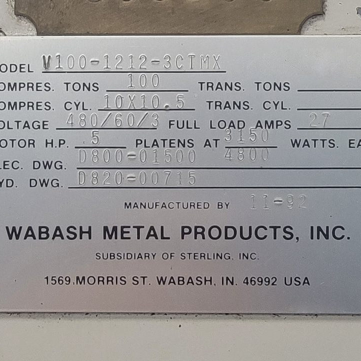 Wabash V 100 1212 3 CTMX Press