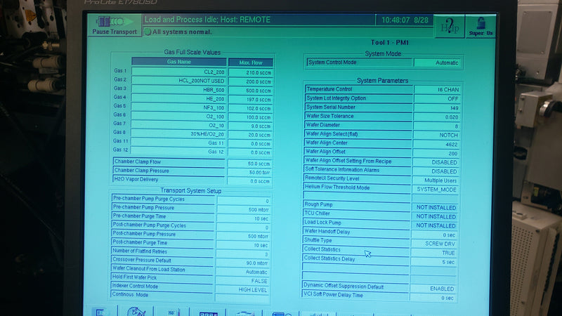 Lam TCP 9400 SE Etcher
