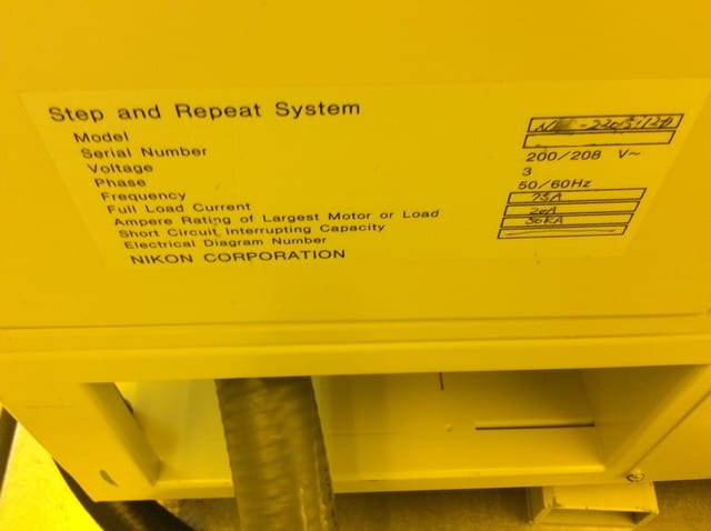 Nikon NSR 2205 i 12 D i-Line Stepper