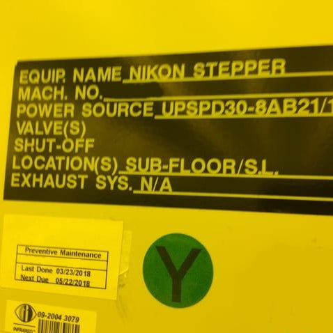 Nikon NSR 2205 i 12 D i-Line Stepper