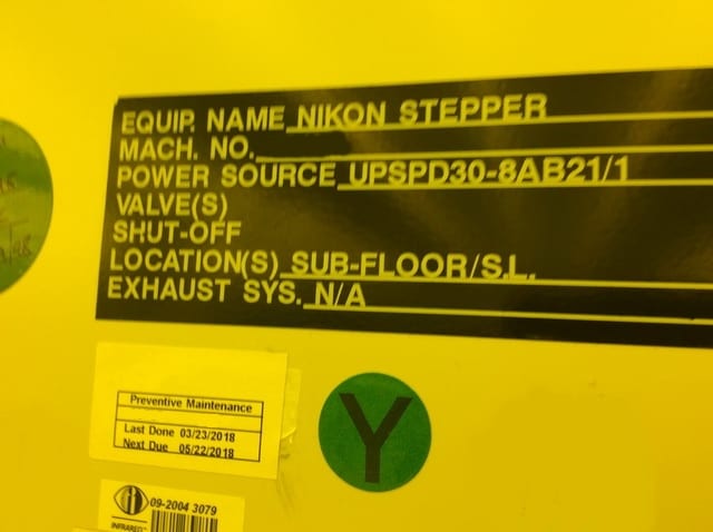 Nikon NSR 2205 i 12 D i-Line Stepper