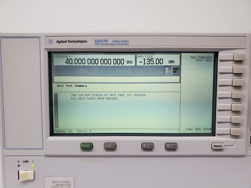Keysight / Agilent E 8257 N PSG Analog Sweep Signal Generator