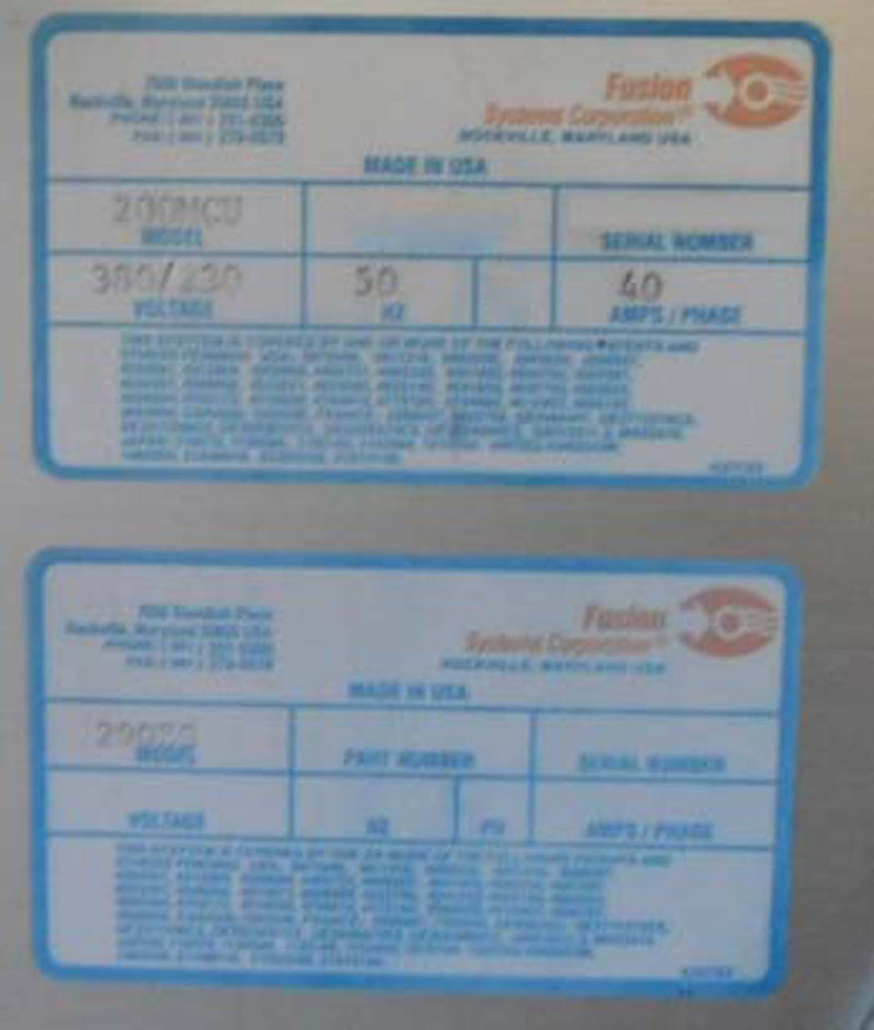 Axcelis 200 MCU