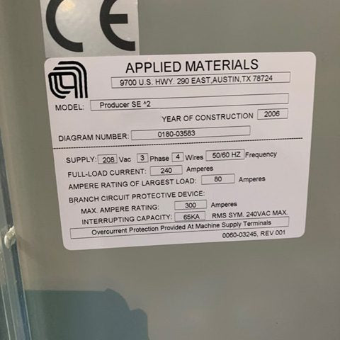 Applied Materials Producer GT CVD (Chemical Vapor Deposition)