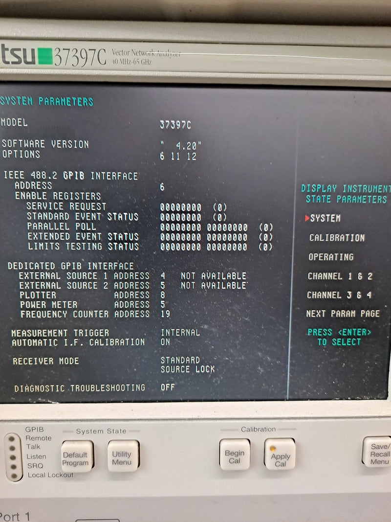 Anritsu 37397 C Network Analyzer