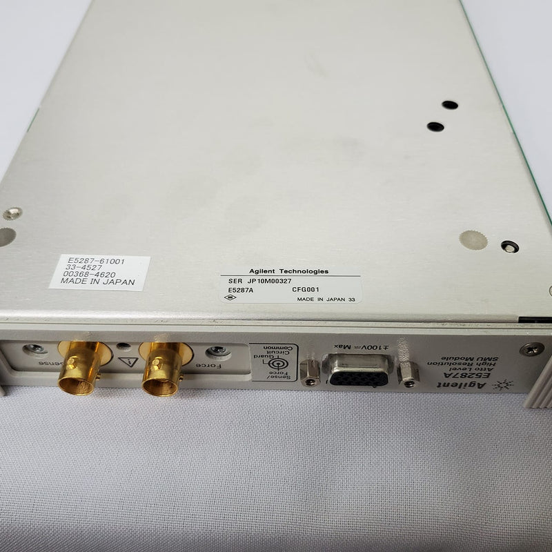 Agilent E 5287 A Atto Level High Resolution SMU Module
