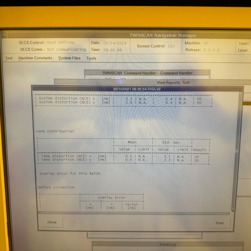 ASML Twinscan XT 1700 i Immersion Scanner