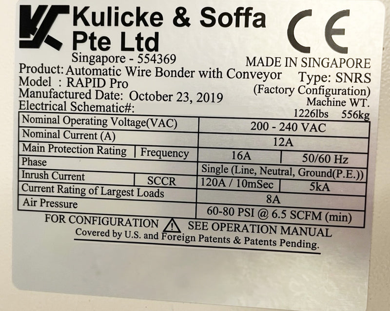 K&S Rapid Plus Wire Bonder