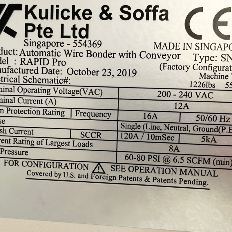 K&S Rapid Plus Wire Bonder