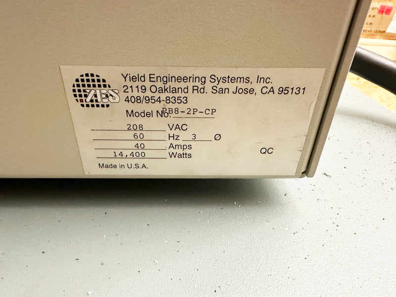 Yes 450 PB 8-2 P-CP Polyimide Bake Oven