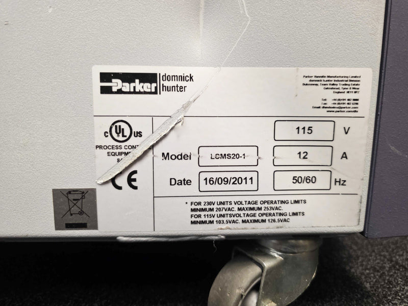 Parker LCMS 20 1 Nitrogen Generator