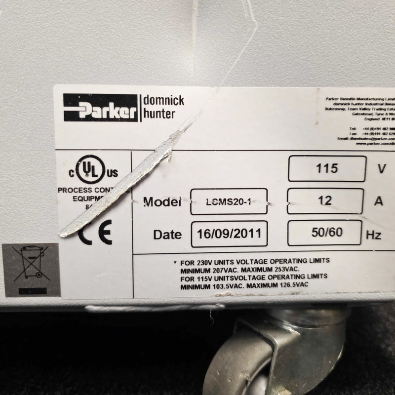 Parker LCMS 20 1 Nitrogen Generator