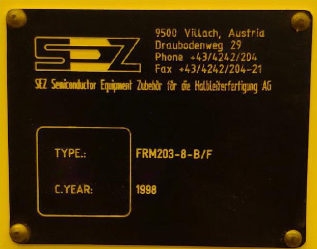Lam / SEZ 203 Spin Etcher