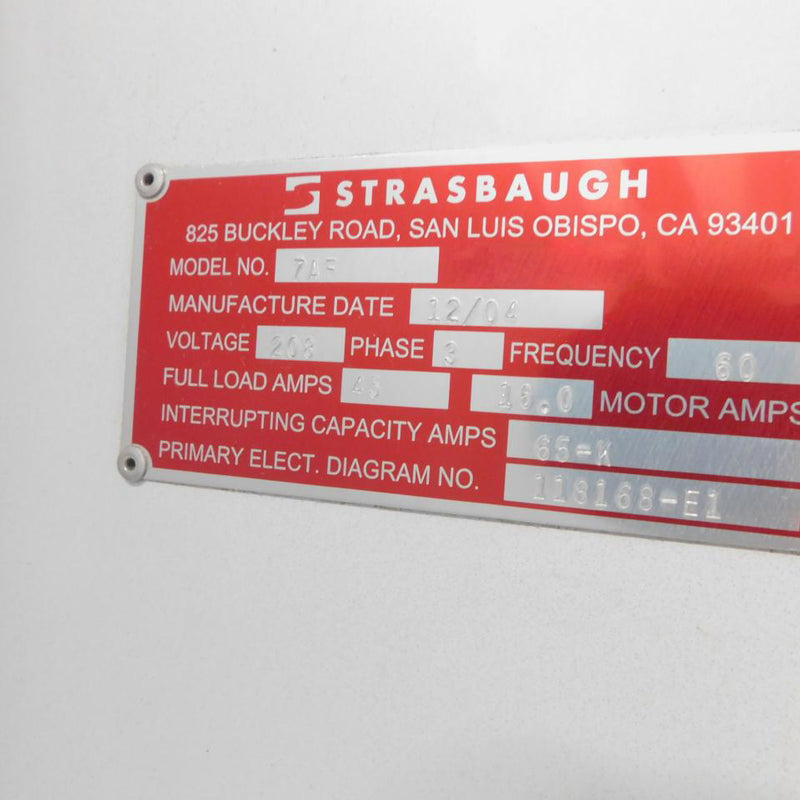 Strasbaugh 7 AF Wafer Grinder