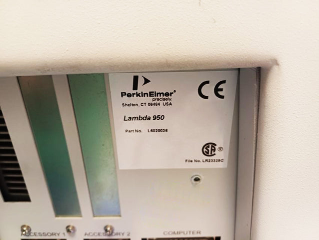 Perkin Elmer Lambda 950 UV-VIS-NIR Spectrophotometer (Ultra Violet Visible Near Infrared)