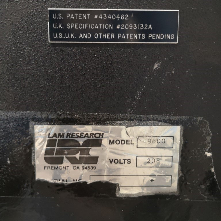 Lam TCP 9600 Metal Etcher