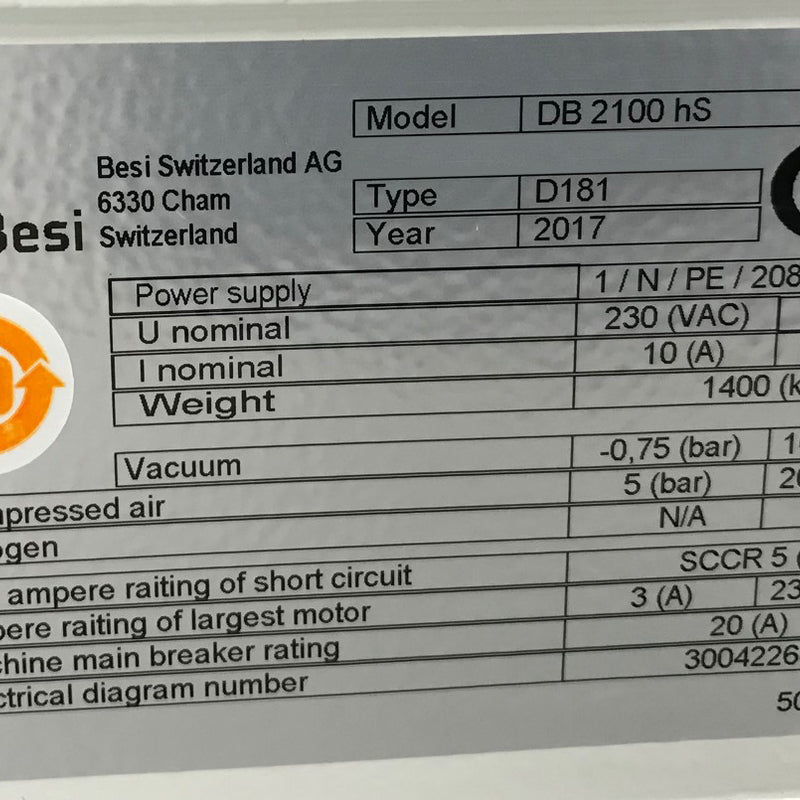 Esec DB 2100 HS Die Bonder