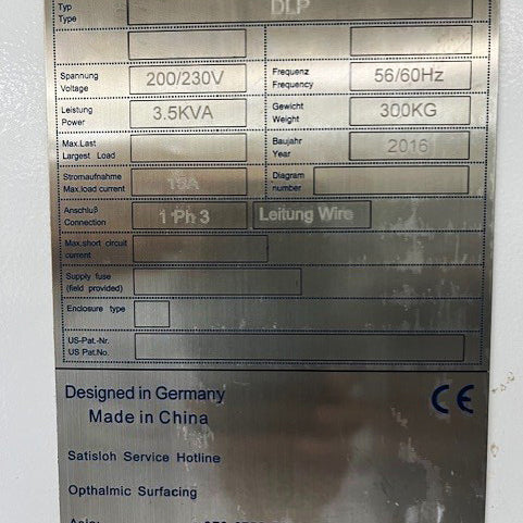 Satisloh DLP Polisher