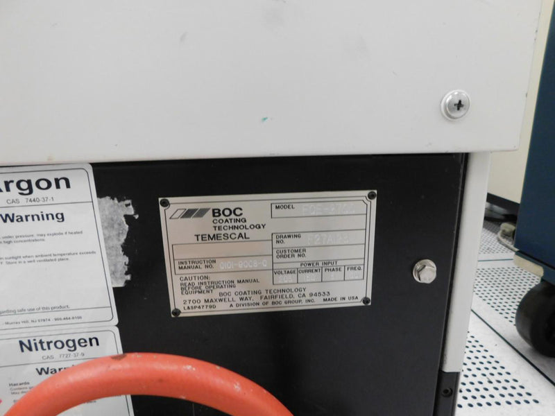 Ferrotec / Temescal FCE 2700 Evaporator