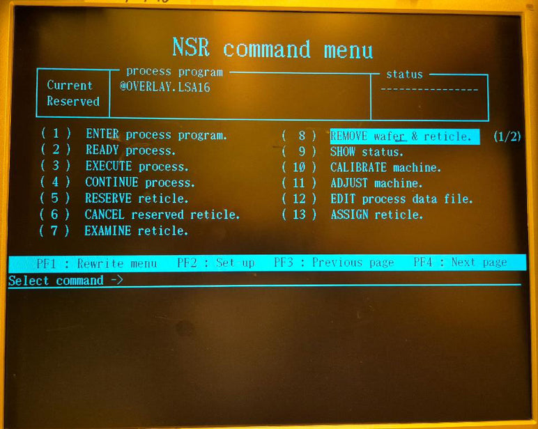 Nikon NSR 2005 i 9 C i-Line Stepper