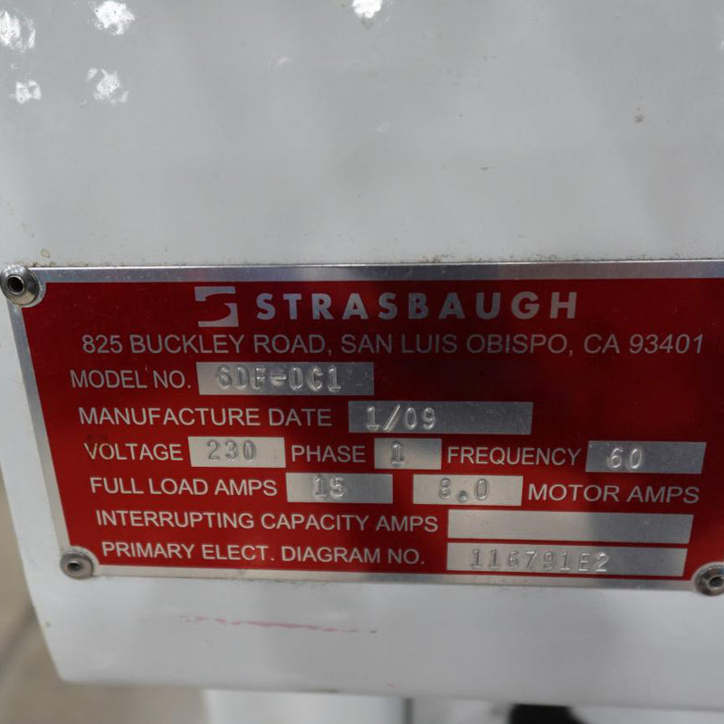 Strasbaugh 6 DF DC 1 CMP (Chemical Mechanical Polisher)