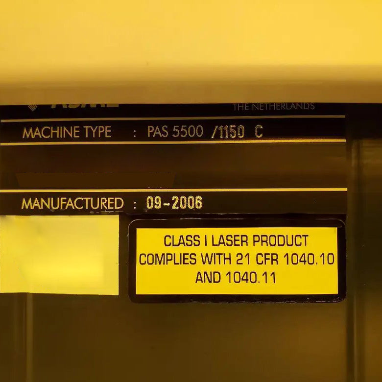 ASML PAS 5500 / 1150 C Wafer Stepper